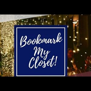 Bookmark my closet!!! To get updates!!! Sales and new listings